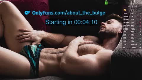 about_the_bulge online show from March 29, 8:10 pm