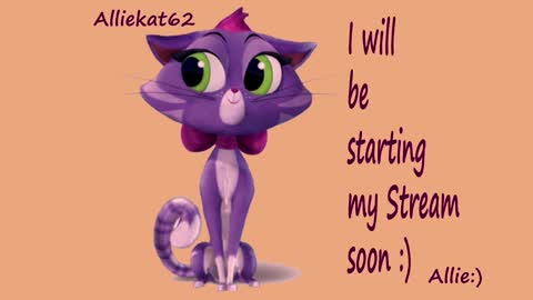 Allie online show from January 12, 3:25 pm