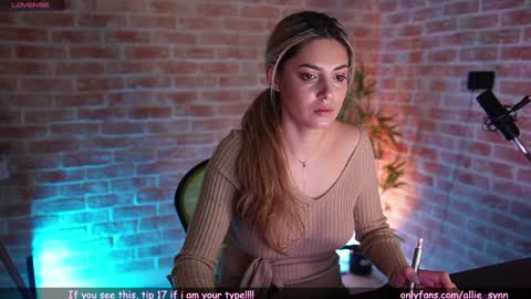 Allie online show from January 12, 6:49 am