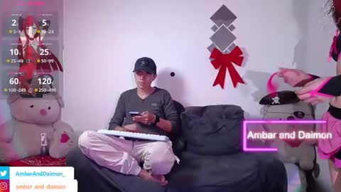 AMBAR AND DAIMON online show from June 30, 5:40 am