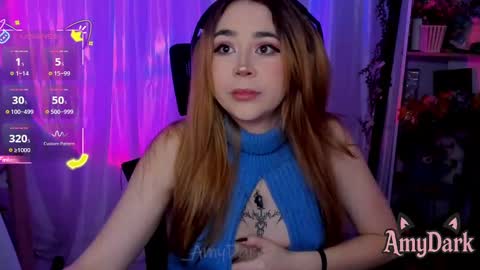 Amy online show from October 12, 8:10 pm