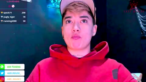 Axel Rouse online show from January 12, 7:10 pm