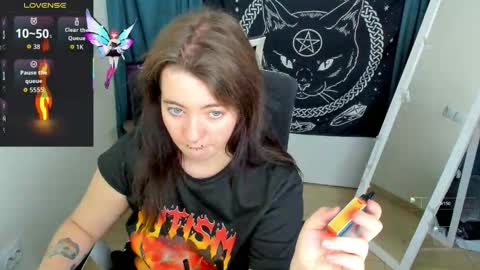 Snapshot of black_kittie_01 chatting on October 12, 12:09 pm Black Kittie Wednesday - 1300 - 1900 GMT help me get 100 thumbs up online show from October 12, 12:09 pm