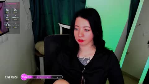 Snapshot of black_kittie_01 chatting on March 2, 10:35 am Black Kittie Wednesday - 1300 - 1900 GMT help me get 100 thumbs up online show from March 2, 10:35 am
