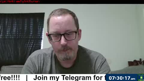 Bob Anderson online show from July 19, 12:30 pm