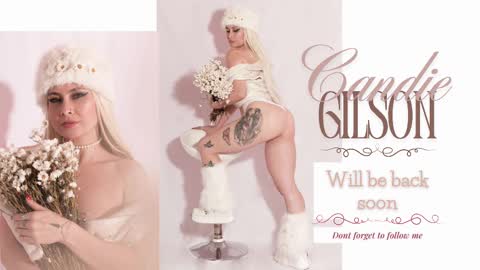 Snapshot of candiegilson__ chatting on March 3, 11:33 am Candie  online show from March 3, 11:33 am