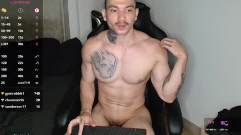 Snapshot of colombianmuscle8 chatting on January 27, 12:22 am colombianmuscle8 online show from January 27, 12:22 am