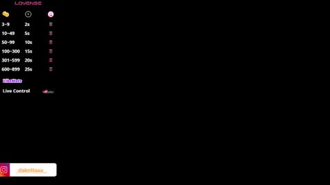 dakottaa__ online show from October 26, 12:33 am