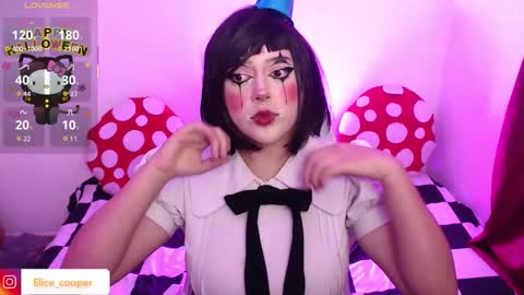 Elice Cooper new account online show from October 31, 5:08 am