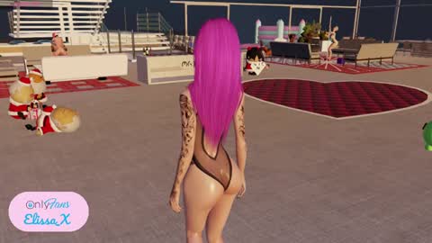 Snapshot of elissayum chatting on December 25, 8:28 pm Petite Yumi online show from December 25, 8:28 pm