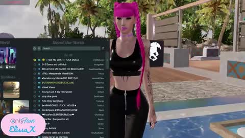 Snapshot of elissayum chatting on January 22, 6:42 am Petite Yumi online show from January 22, 6:42 am