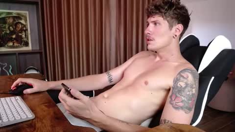 Gregblonde  Alextattoo online show from September 12, 1:07 am