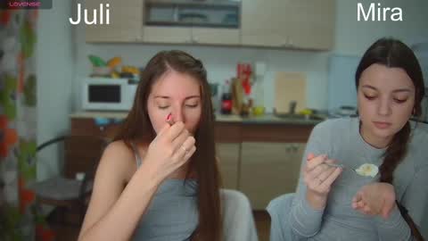 Julia and Mira online show from February 22, 6:52 pm