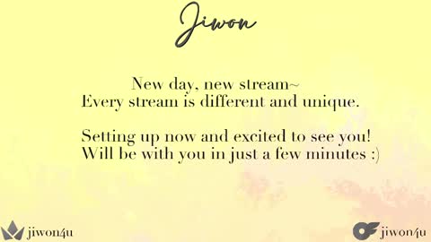 Snapshot of jiwon4u chatting on March 1, 7:51 am Jiwon online show from March 1, 7:51 am