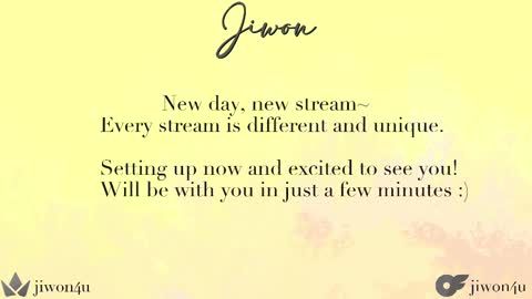 Snapshot of jiwon4u chatting on February 26, 12:27 pm Jiwon online show from February 26, 12:27 pm