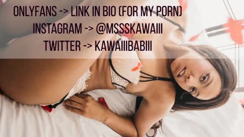 Snapshot of kawaiiibabiii chatting on January 17, 4:06 am Miss Kawaiii online show from January 17, 4:06 am