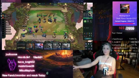 Snapshot of kimilee22 chatting on January 30, 10:19 pm Wolfs Girl online show from January 30, 10:19 pm