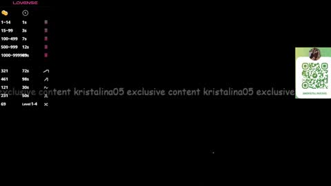 Snapshot of kristalina5 chatting on February 26, 6:08 am camila  online show from February 26, 6:08 am