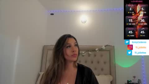 Juliette online show from November 9, 10:01 pm