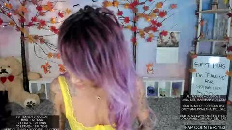 Snapshot of lana_del_bae chatting on September 28, 2:09 am Lana Del Bae online show from September 28, 2:09 am