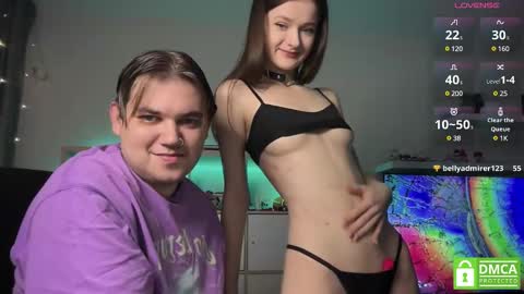 Snapshot of lovelly_mooncouple chatting on February 17, 6:39 pm Mileena and Oliver online show from February 17, 6:39 pm