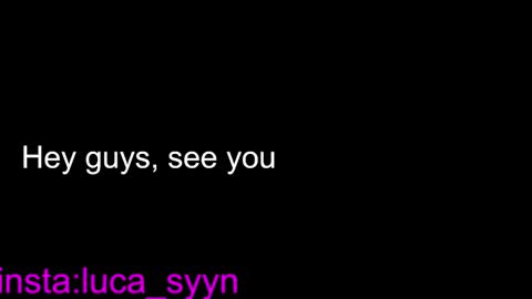 Luca S online show from September 27, 6:05 pm