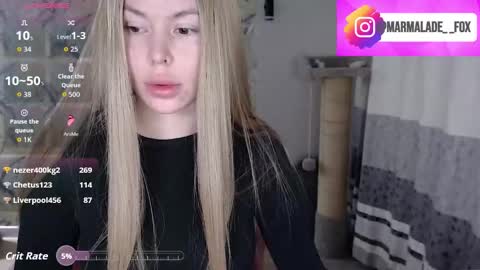 Marmalade Fox online show from March 27, 7:15 pm