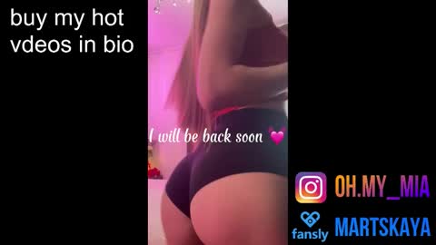 Mia Martskaya online show from December 14, 7:58 am