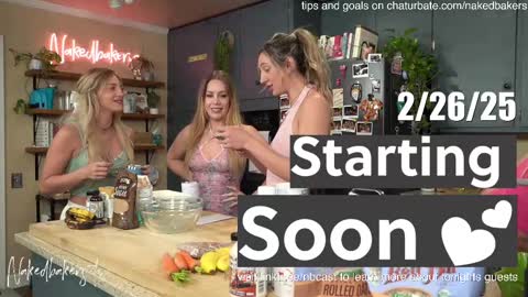 Naked Bakers online show from February 27, 1:41 am