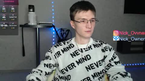 Snapshot of nick_owner chatting on March 10, 8:23 pm Nick online show from March 10, 8:23 pm