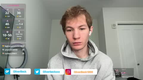 Oliver Beck online show from April 20, 7:28 pm