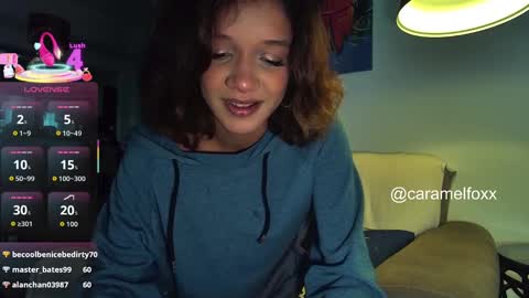 Snapshot of petitebubblegum chatting on October 9, 6:46 pm Caramel princesa online show from October 9, 6:46 pm