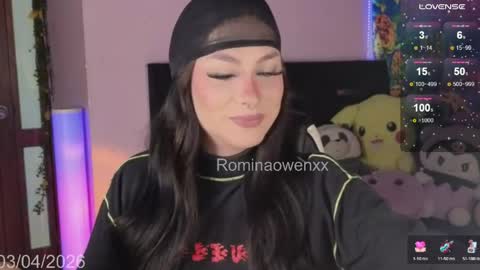 ROMINA OWEN online show from April 3, 6:31 am