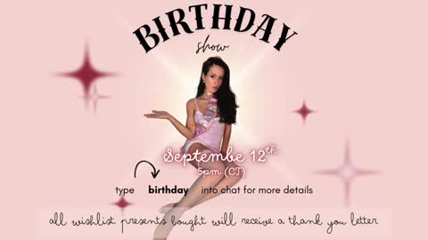 Rosie Bones online show from September 12, 10:56 pm