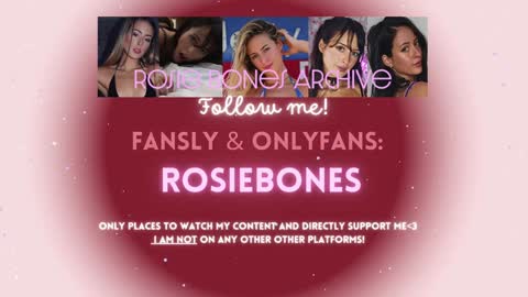 Rosie Bones online show from October 15, 10:32 pm