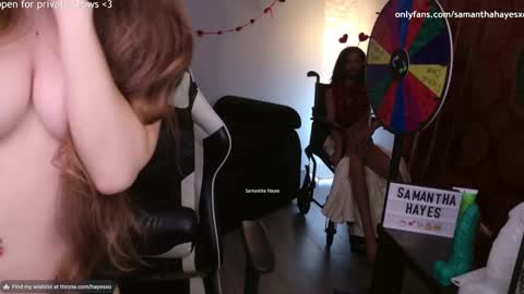 The Real Samantha Hayes haha  online show from February 9, 6:33 am