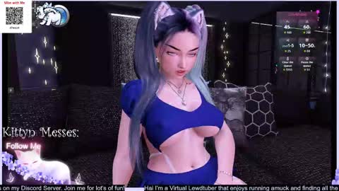 Snapshot of sassykittyn chatting on October 22, 5:21 am Sassy Sami Kittyn online show from October 22, 5:21 am
