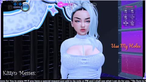 Snapshot of sassykittyn chatting on December 31, 6:16 am Sassy Sami Kittyn online show from December 31, 6:16 am