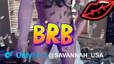 Onlyfans Savannah usa online show from February 10, 9:36 pm
