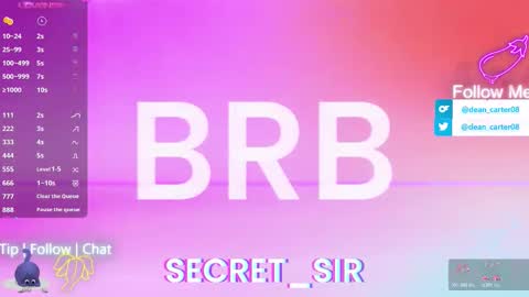 Dean Carter online show from February 24, 12:02 am