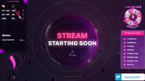 SeraLeeXXX online show from December 3, 5:46 pm