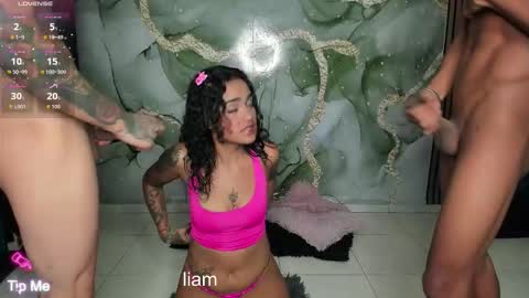 Hello welcome Our names are RubyMiaValentina and Boy Brian online show from March 1, 5:44 am