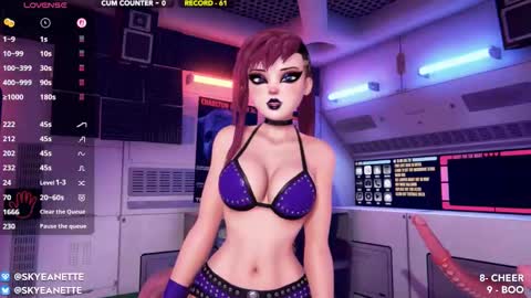 SkyeAnette online show from February 1, 2:19 am