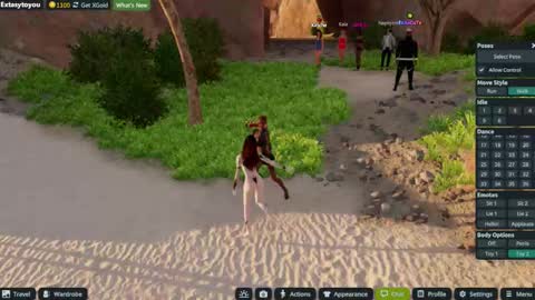 Extasy online show from March 2, 11:00 pm