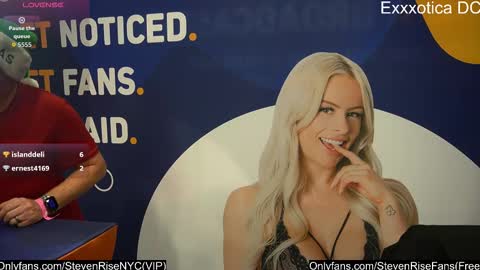 StevenRiseNYC online show from December 5, 11:56 pm