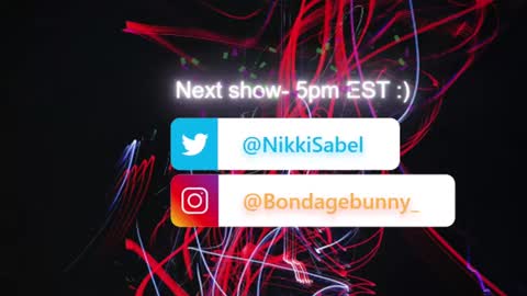 Nikki Sabel online show from January 17, 10:12 pm