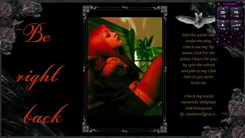 Snapshot of taste_of_grace chatting on March 7, 8:22 pm join my onlyfans Telegram channel online show from March 7, 8:22 pm