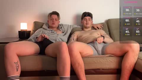 Noah blonde and Josh dark hair Nike guy online show from November 5, 6:10 pm