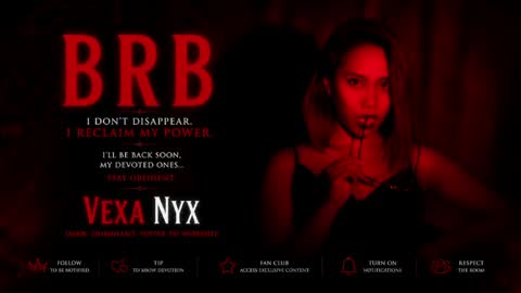 Vexa Nyx online show from May 23, 2:24 pm